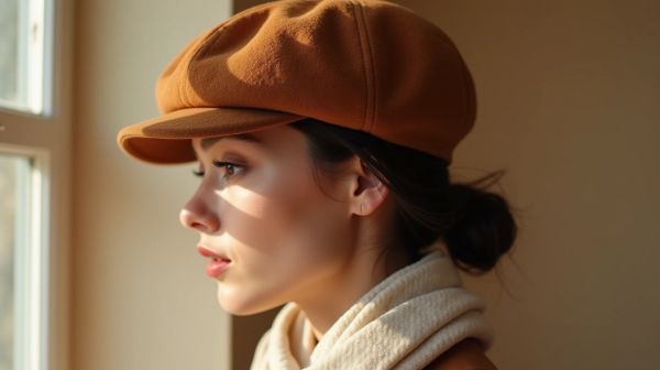 Brown beret hat: elevate your winter style with elegant options