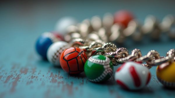 Create memorable jewelry with unique sport charms